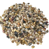 Rahato 5lbs pebbles for indoor plants; glossy stones for elegant plant displays.