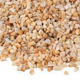 Rahato coarse sand for plants, top view, enhances drainage and natural look.
