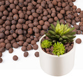Rahato LECA 4-16mm pebbles closeup highlighting airy porosity for drainage