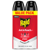 Raid Ant & Roach Killer 26 spray bottle closeup for easy room-wide pest control
