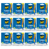 Raid FR3-RAID fly catcher ribbon pack protects kitchens and home spaces from flies.