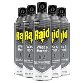 Raid Wasp & Hornet Killer Spray nests eliminated outdoors with quick action.