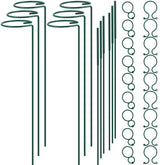 RAIKEDR plant stake 12-inch hoop supports upright stems for flowers