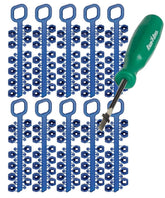 Rain Bird 5000-series rotor nozzles 10-pack providing even radius coverage for lawns and landscapes
