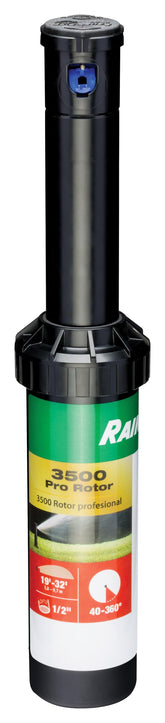 Rain Bird CP3504PC rotor assembly showing durable gear-drive for even watering