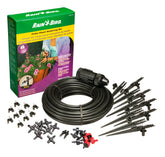 Rain Bird PATIOKIT connected to faucet for easy patio irrigation.