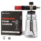 Raincovo foam cannon wide-mouth design eases refilling during car washing.