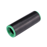 Raindrip compression coupling half inch black for secure drip line connections.
