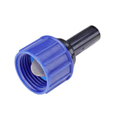 Raindrip R325CB compression swivel adaptor connects 1/4 in tubing to a 3/4 in MHT bibb for easy irrigation