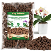 Rainflow Leca pebbles 5-10 mm close-up for improved root aeration and drainage.