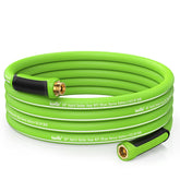 RAINPOINT Garden Hose 25ft with flexible hybrid rubber for durable watering performance