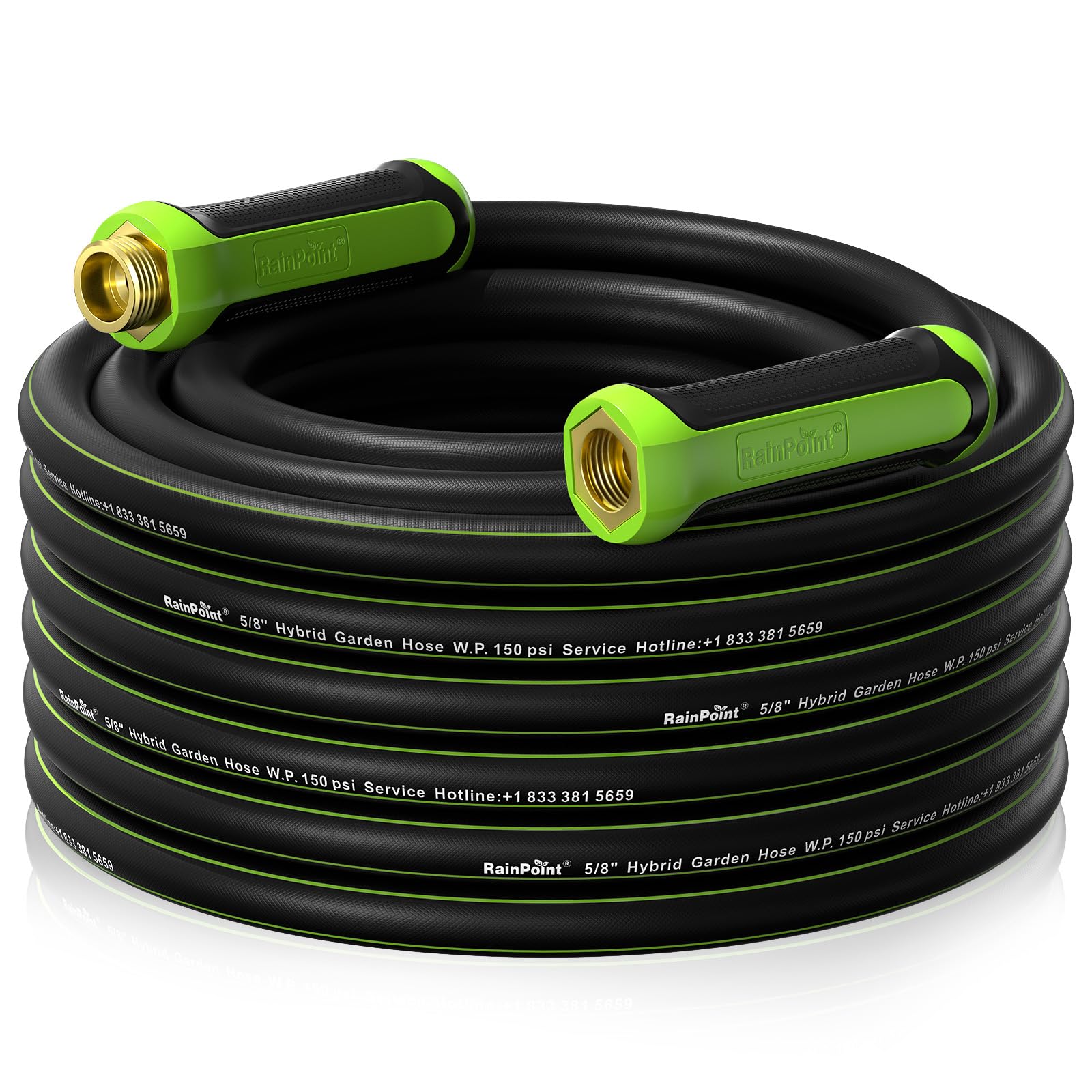 Rainpoint garden hose 50ft 4 layer design durability for cold weather