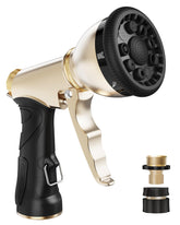Rainpoint garden hose nozzle jet spray for powerful cleaning of cars and patios.