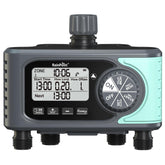 RAINPOINT sprinkler timer with four outlets for precise garden irrigation