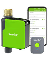 RAINPOINT WiFi hose timer with brass inlet mounted for garden watering