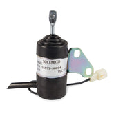 RANSOTO fuel shut off solenoid for Kubota BX2230D with rectangular connector for easy replacement