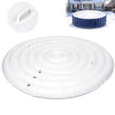 Ranwin round inflatable hot tub cover for 4-6 ft spas with quick inflation aid and heat retention.