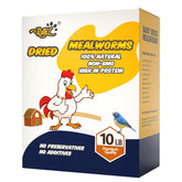 RANZ dried mealworms for chickens offering high-protein poultry feed.