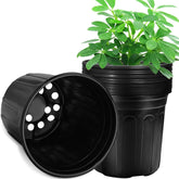 RAOOKIF 5-gallon pot opening detail showing wide mouth for easy transplanting