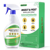 RATITU Peppermint Oil Spray bottle used at home to deter ants and spiders.