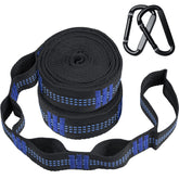 Raweao hammock straps with 30-plus-2-loops for secure, adjustable hammock suspension.