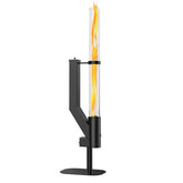 Rayzi 58-inch pellet stove with ambient flame adds outdoor ambiance for gatherings.