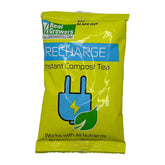 Real Growers Recharge bottle and label for precise dosing in living soils.