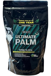 Real Growers Ultimate Palm Fertilizer bag with 12-4-11 formula for palms.