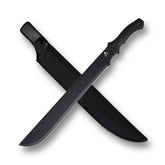 REAT Machete heavy-duty with sheath, 24-inch blade, ideal for rugged outdoor tasks.