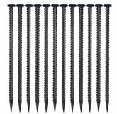 16 inch rebar stake with top cap for secure tent anchoring.