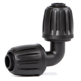 RedChili 90-degree elbow for 1/2-inch tubing ensures a secure, leak-free irrigation angle.