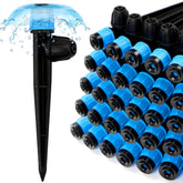 RedChili 25-piece drip emitter set for 1/4 inch tubing, efficient irrigation.