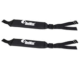 RedMax OEM leaf blower shoulder straps providing ergonomic support for EBZ7500 use