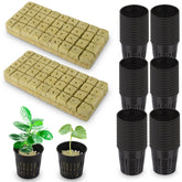 Reeooue rockwool cubes for seed germination in hydroponics