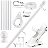 REERON flag pole kit 6ft ready for outdoor holiday display.