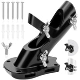 REERON 1-inch flagpole holder on wall for reliable outdoor display.