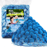 REGMICS pool filter balls 4lbs close-up showing dense media for efficient filtration