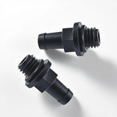 RELAAX WATER drain plug barb adapter close-up with O-ring for secure spa connections