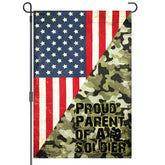 Remagr US Army flag front view on porch adds patriotic curb appeal.
