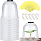 Remerry garden cloche clear bell cover protects seedlings while staying crystal clear for inspection.