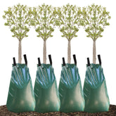 REMIAWY tree watering bag with 20-gallon capacity for steady tree hydration.
