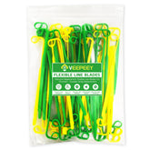 Rendasun weed eater blades 50-pack show durable flexible blades for extended trimming sessions.