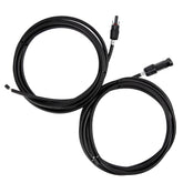 Renogy 10ft 10AWG adaptor wire with female and male connectors for easy panel-to-controller hookup.