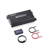 Renogy 2000W 24V inverter front view showing compact design for RVs