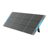 Renogy 200W foldable panel in open setup for off-grid charging