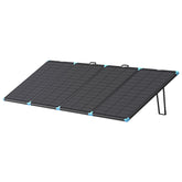 Renogy 300W foldable panel unfolded for on-the-go RV power.