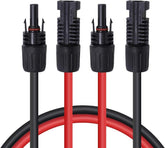 Renogy extension cable with male and female connectors for flexible solar panel spacing