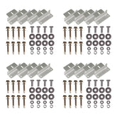 Renogy Z-Bracket mounting assembly secures solar panels on uneven surfaces with rugged aluminum.