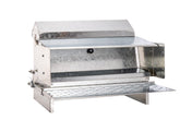 RentACoop automatic treadle feeder shown for outdoor use with protective finish