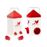 RentACoop Chick2Chicken 5lb feeder keeps feed tidy and accessible